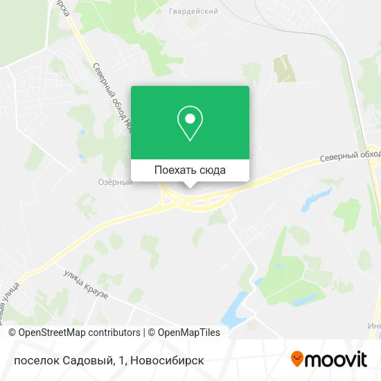Карта поселок Садовый, 1