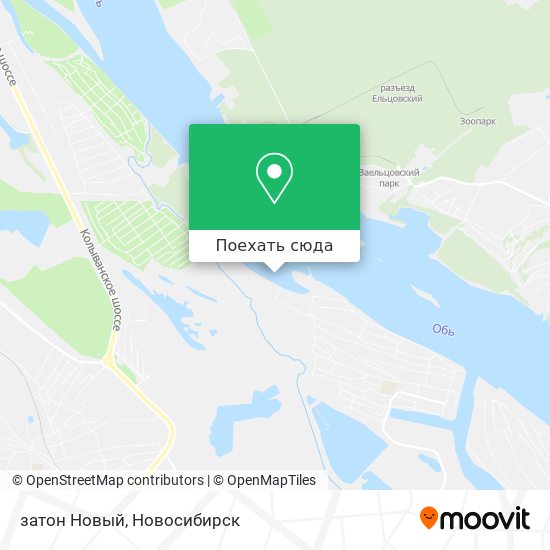 Карта затон Новый