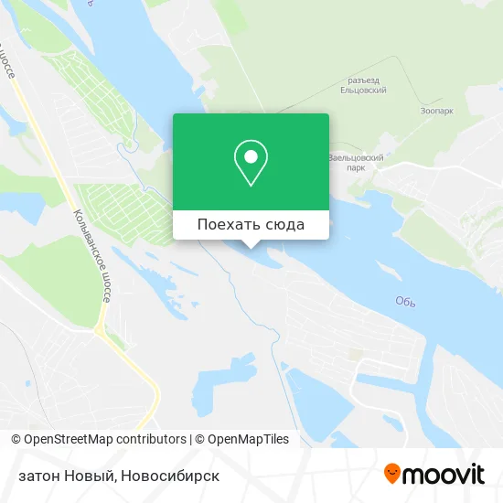 Карта затон Новый