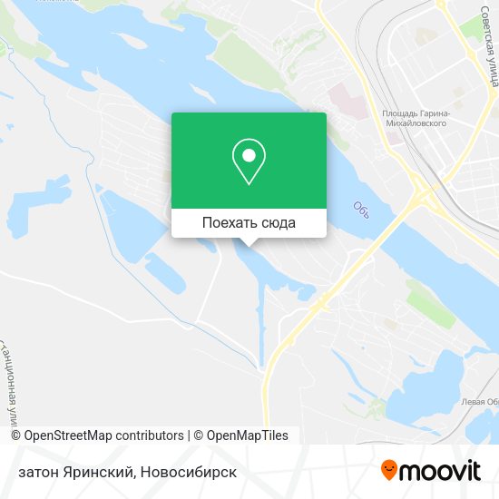 Карта затон Яринский