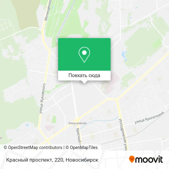 Карта Красный проспект, 220