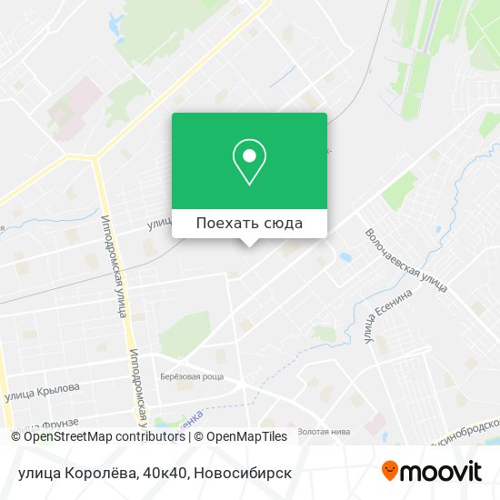 Карта улица Королёва, 40к40