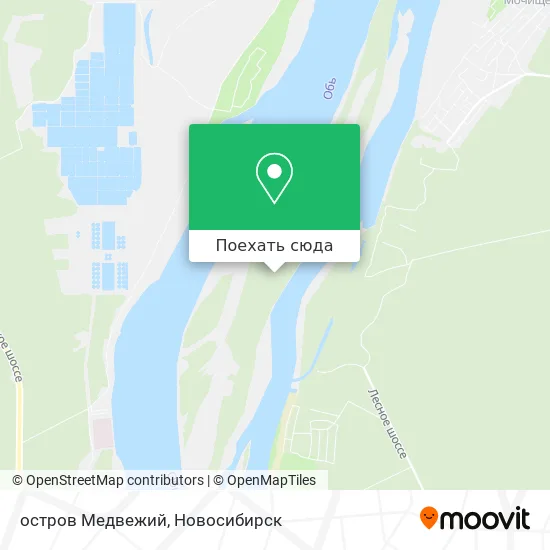 Карта остров Медвежий