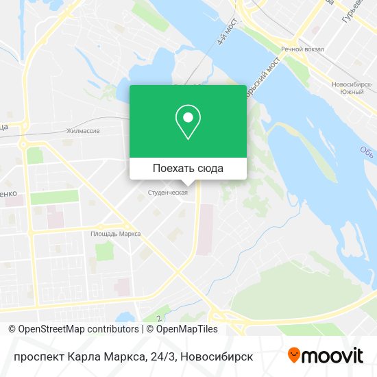 Карта проспект Карла Маркса, 24/3