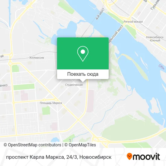 Карта проспект Карла Маркса, 24/3