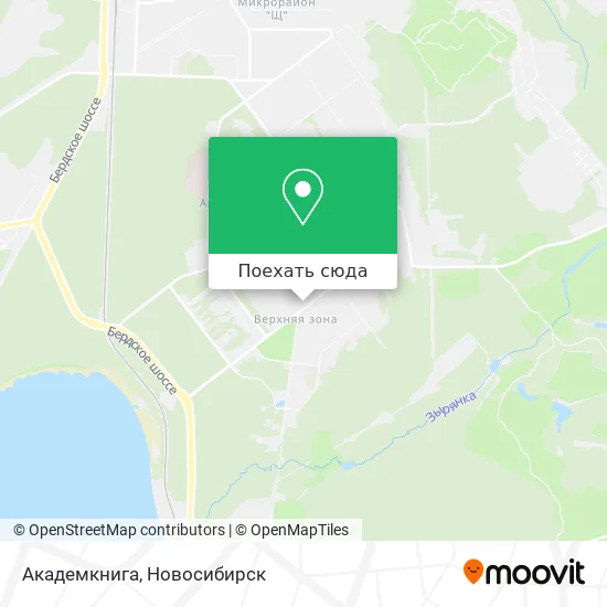 Карта Академкнига