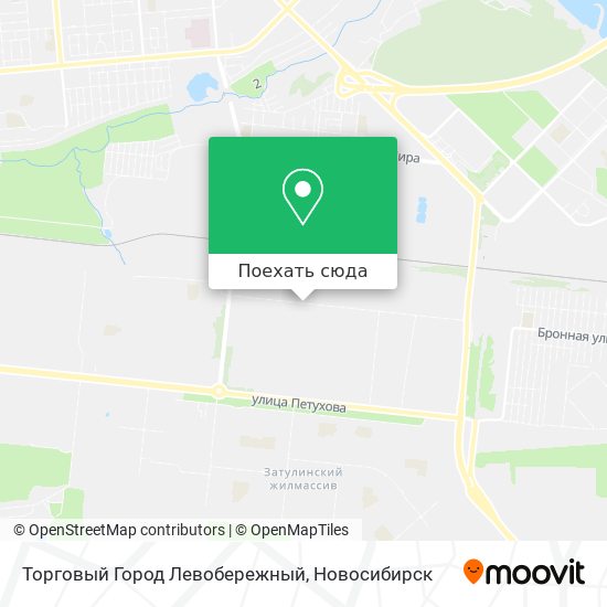 Карта Торговый Город Левобережный