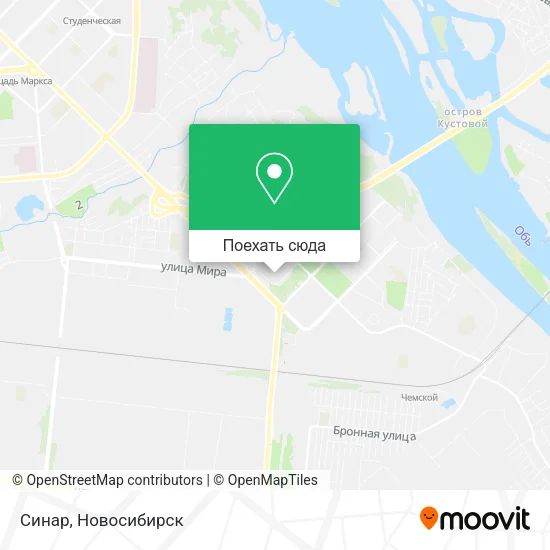 Карта Синар