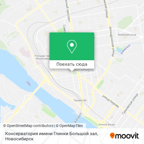 Карта Консерватория имени Глинки Большой зал