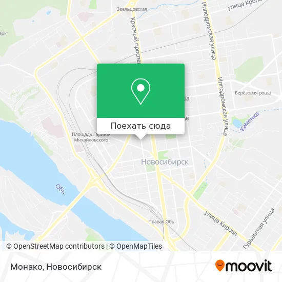 Карта Монако