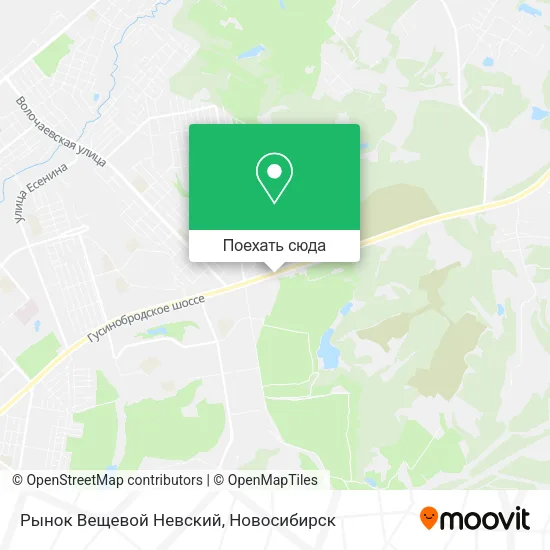 Карта Рынок Вещевой Невский