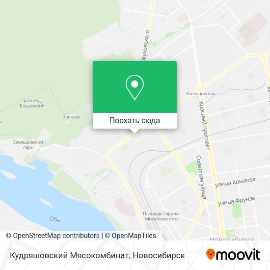 Карта Кудряшовский Мясокомбинат