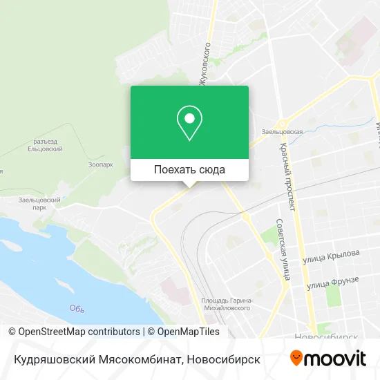 Карта Кудряшовский Мясокомбинат