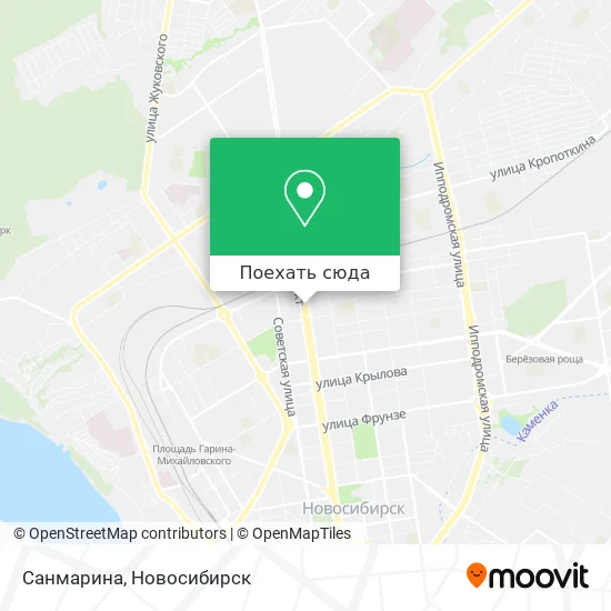 Карта Санмарина