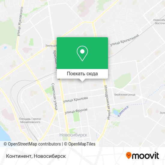 Карта Континент