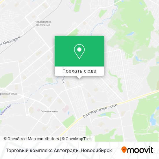Карта Торговый комплекс Автоградъ