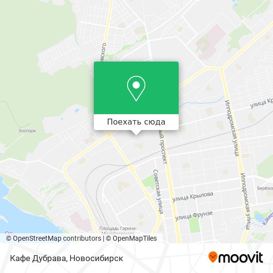Карта Кафе Дубрава