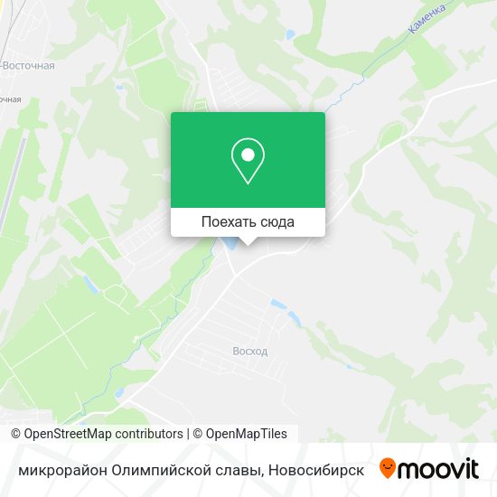 Карта микрорайон Олимпийской славы