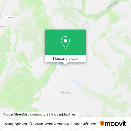 Карта микрорайон Олимпийской славы