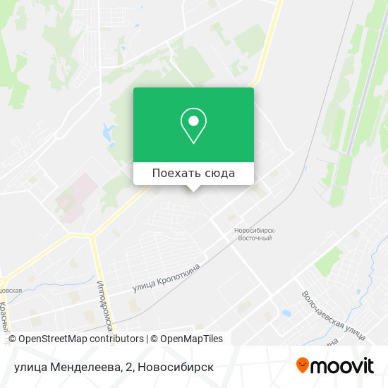 Карта улица Менделеева, 2