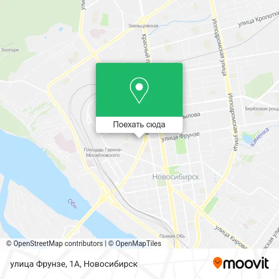 Карта улица Фрунзе, 1А