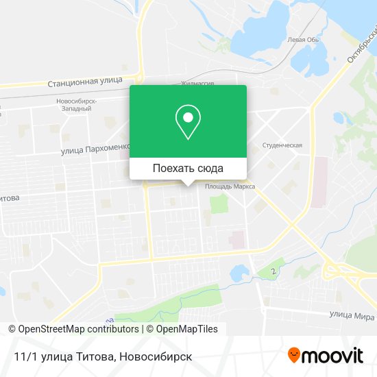 Карта 11/1 улица Титова