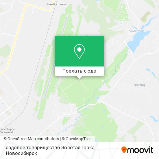 Карта садовое товарищество Золотая Горка