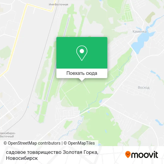 Карта садовое товарищество Золотая Горка