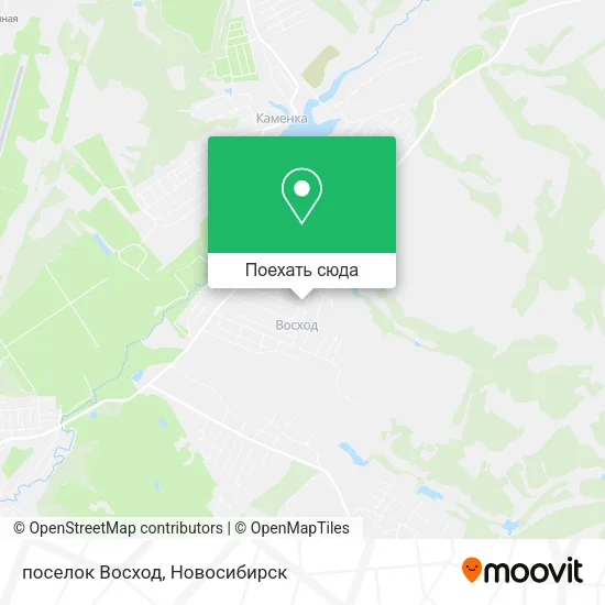 Карта поселок Восход