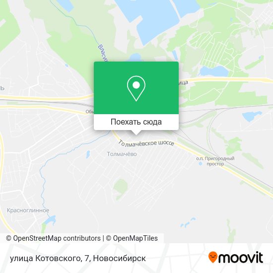 Карта улица Котовского, 7