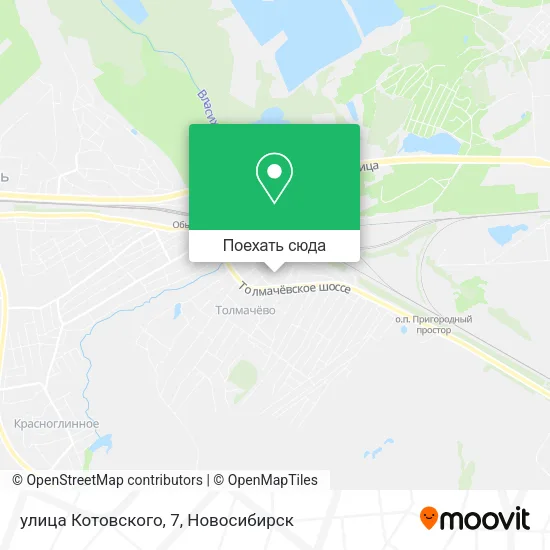 Карта улица Котовского, 7