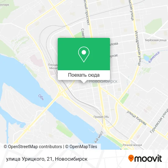 Карта улица Урицкого, 21