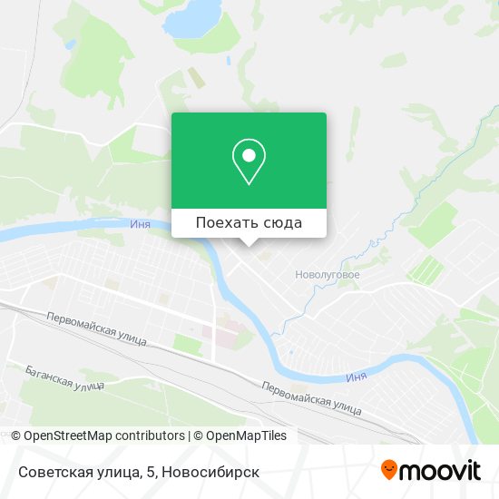 Карта Советская улица, 5
