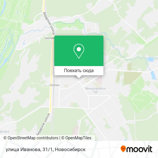 Карта улица Иванова, 31/1