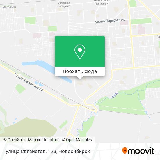 Карта улица Связистов, 123