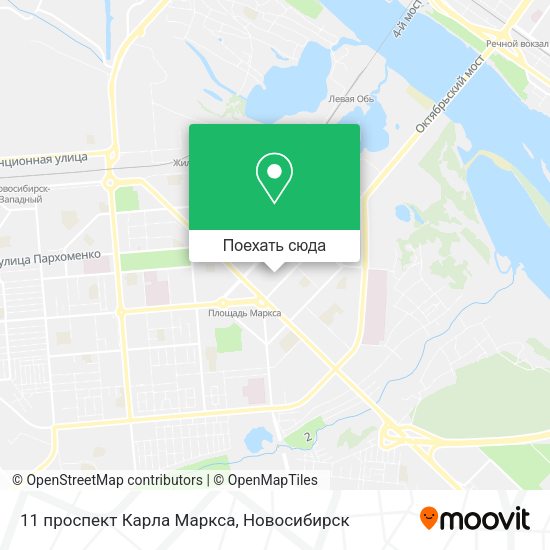 Карта 11 проспект Карла Маркса