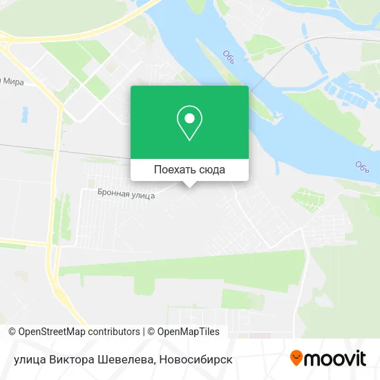 Карта улица Виктора Шевелева