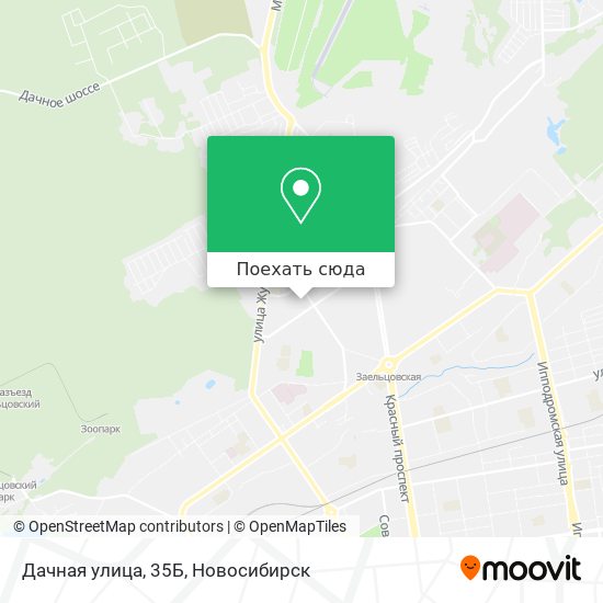 Карта Дачная улица, 35Б