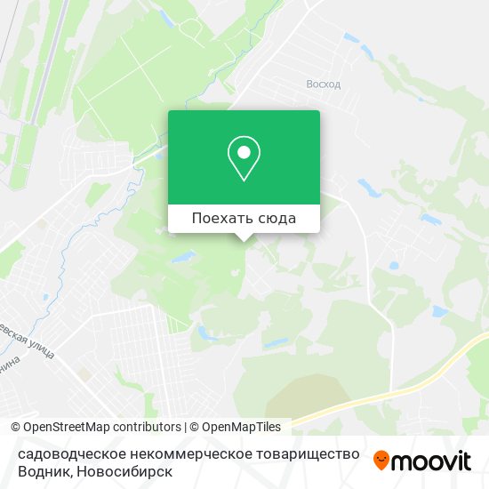 Карта садоводческое некоммерческое товарищество Водник