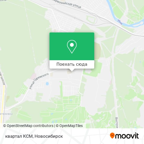 Карта квартал КСМ
