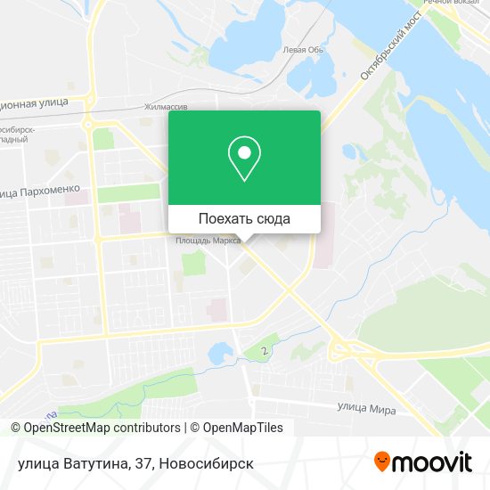 Карта улица Ватутина, 37