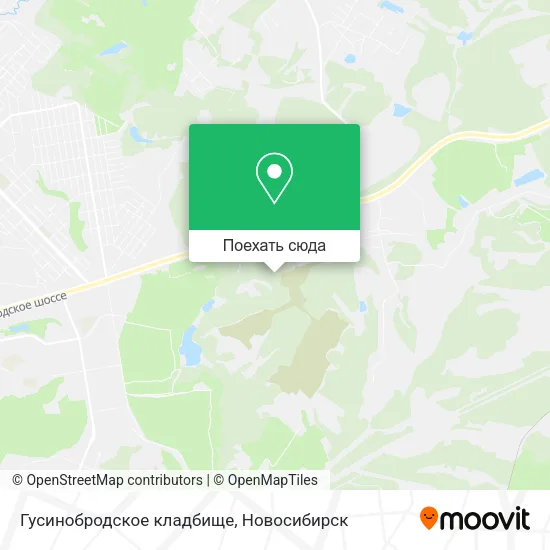 Карта Гусинобродское кладбище