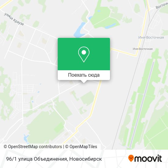 Карта 96/1 улица Объединения