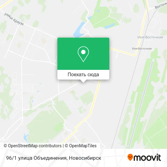 Карта 96/1 улица Объединения