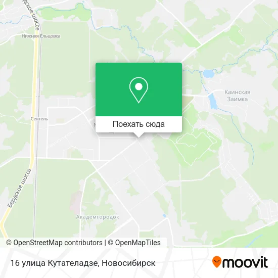 Карта 16 улица Кутателадзе