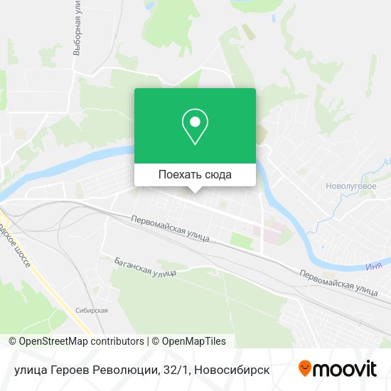 Карта улица Героев Революции, 32/1