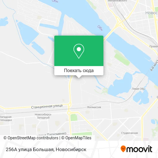 Карта 256А улица Большая
