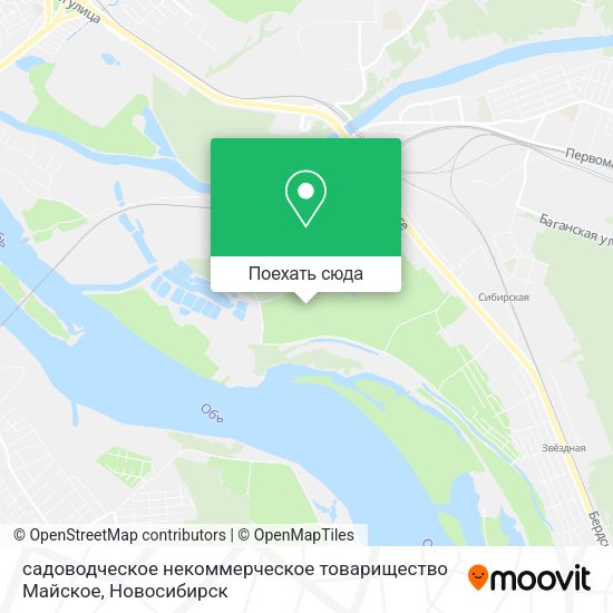 Карта садоводческое некоммерческое товарищество Майское