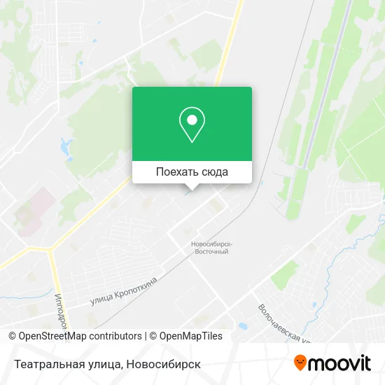 Карта Театральная улица