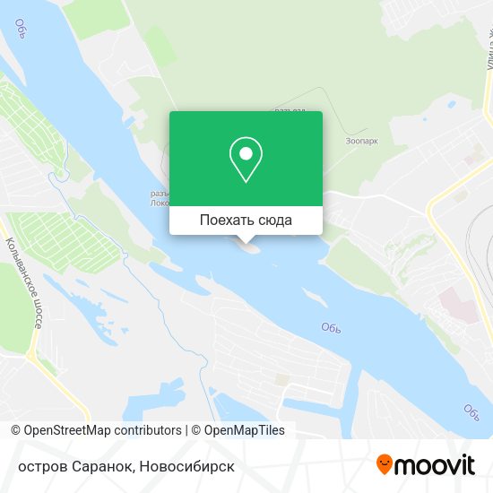 Карта остров Саранок